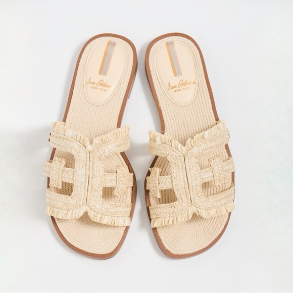 Sam Edelman Shoes - Sam Edelman Raffia Slides